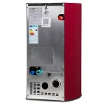 Pachet termosemineu cu peleti KOPH PM 12 kW, 80 mp, buncar 15 kg, diametru cos fum ⌀80 mm, pompa recirculare si vas expansiune incorporate, Bordo - imagine 4