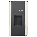 Pachet termosemineu cu peleti KOPH PM 30 kW, 200 mp, buncar peleti 30 kg, diametru cos fum ⌀80 mm, pompa recirculare si vas expansiune incorporate, Crem - imagine 3